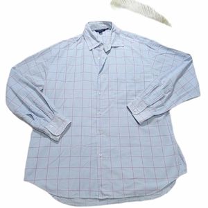 Boden‎ Plaid Corduroy Button Down Shirt Size L